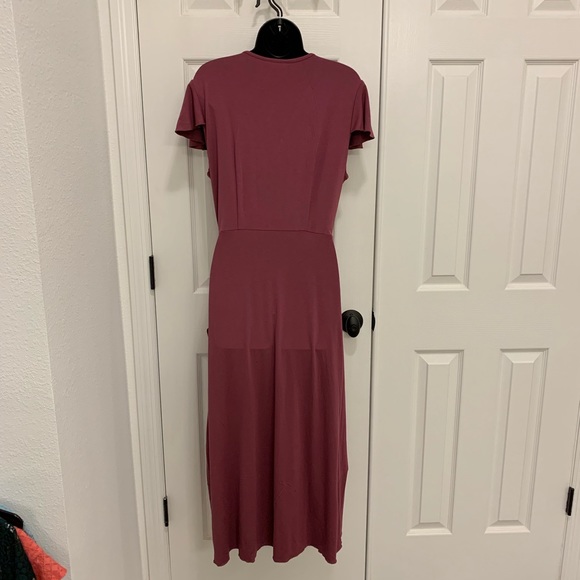 Juicy Couture ruffle dark red dress size L & XXL - Picture 4 of 5